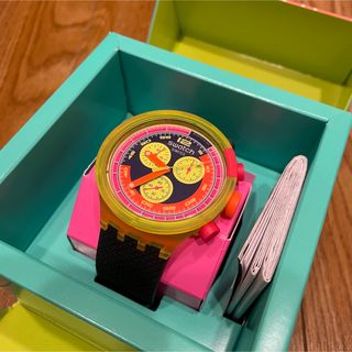 スウォッチ(swatch)の【まさお様専用】スウォッチ　NEON TO THE MAX/ネオントゥザマックス(ラバーベルト)