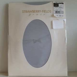 ストロベリーフィールズ(STRAWBERRY-FIELDS)のレディース ストッキング STRAWBERRYFIELDS  シルバー グレー(タイツ/ストッキング)