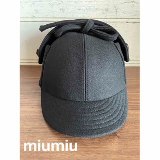 ミュウミュウ(miumiu)の【美品タグあり】miumiu  キャップ(キャップ)