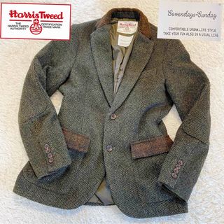 ハリスツイード(Harris Tweed)のハリスツイード セブンデイズ サンデイ メンズ ジャケット シングル S(テーラードジャケット)