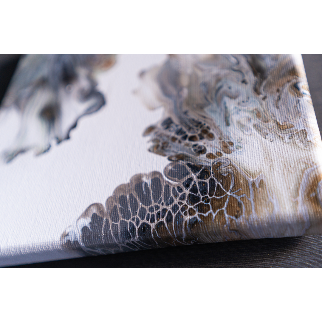 期間限定キャンペーン 原画1点物】#009-01 / アブストラクト・フルイドアート / ポーリング 絵画+タペストリー