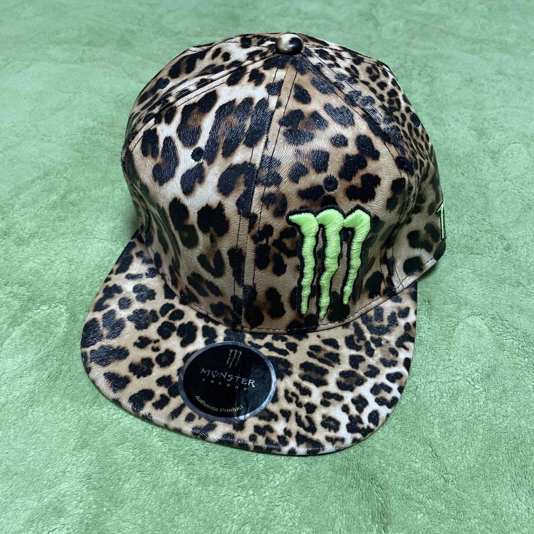 Monster Energy(モンスターエナジー)のモンスターキャップ　ヒョウ柄 メンズの帽子(キャップ)の商品写真