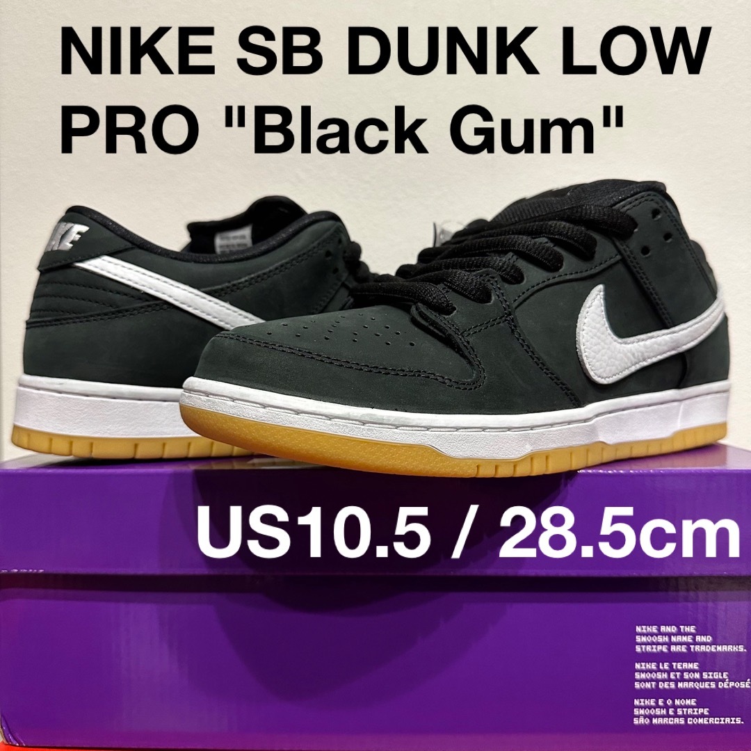 NIKE SB DUNK LOW PRO Black Gum