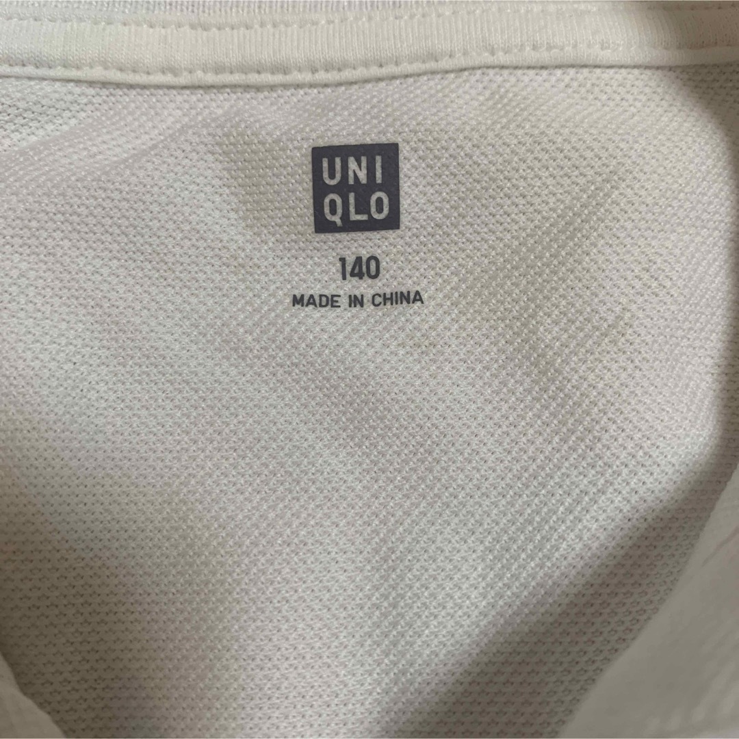 UNIQLO(ユニクロ)のユニクロ　140cm ポロシャツ  キッズ/ベビー/マタニティのキッズ服男の子用(90cm~)(Tシャツ/カットソー)の商品写真