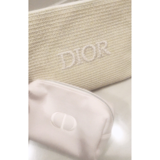 クリスチャンディオール(Christian Dior)のＤＩＯＲ♡ベージュポーチ　2点セット(ポーチ)