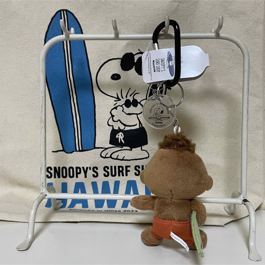 SNOOPY(スヌーピー)のスヌーピーサーフショップ(・¨ (●)フランクリン。ぬいぐるみキーホルダ エンタメ/ホビーのアニメグッズ(キーホルダー)の商品写真