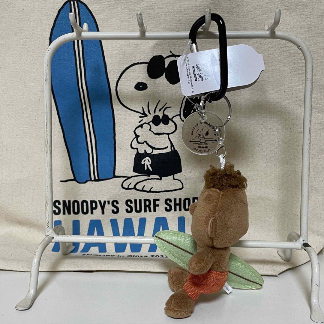 SNOOPY(スヌーピー)のスヌーピーサーフショップ(・¨ (●)フランクリン。ぬいぐるみキーホルダ エンタメ/ホビーのアニメグッズ(キーホルダー)の商品写真