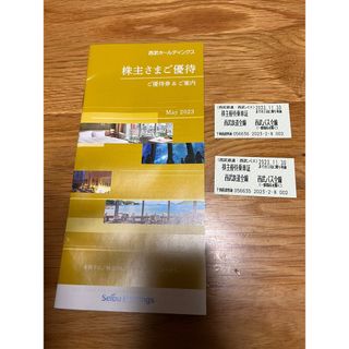 西武ホールディングス　株主優待券(その他)