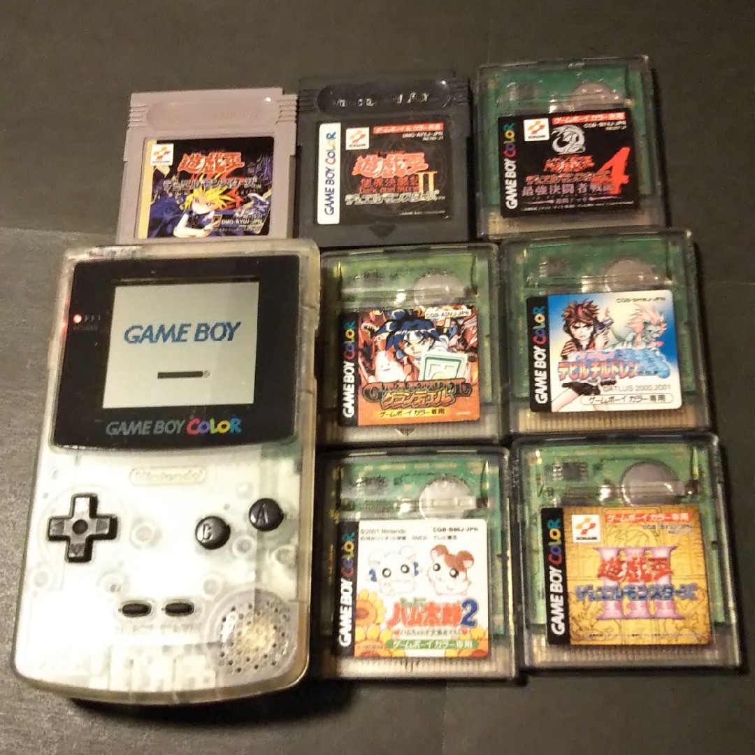 ●値下げ●動作確認済● ゲームボーイカラー クリア ① 本体 ソフト 7本セット | フリマアプリ ラクマ ●値下げ●動作確認済● ゲームボーイカラー クリア ① 本体 ソフト 7本セット | フリマアプリ ラクマ