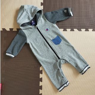 チャンピオン(Champion)のChampion　ロンパース　80サイズ　【シミあり】(ロンパース)