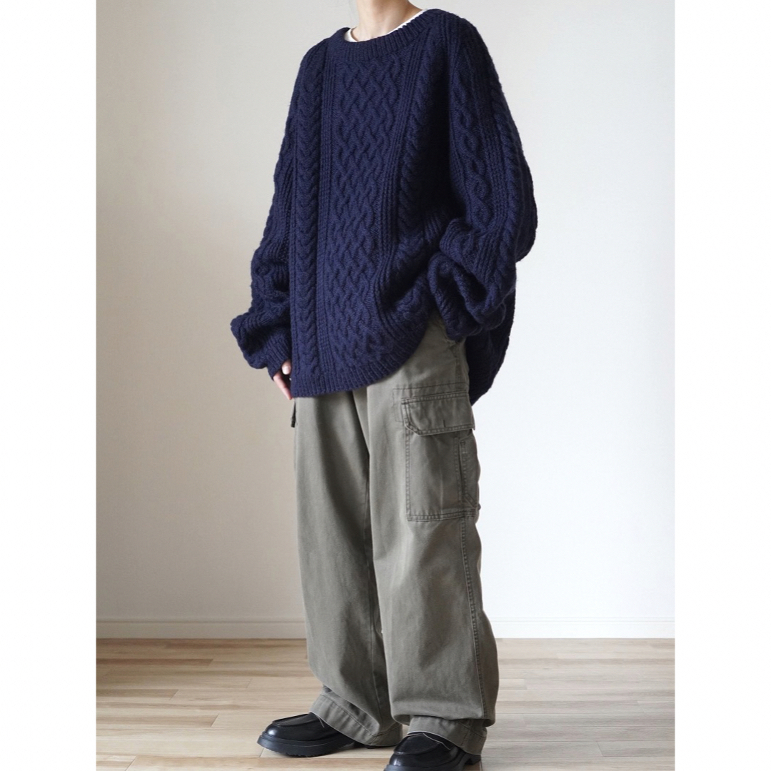 00s  INVERALLAN 1A アランニット フィッシャーマンセーター