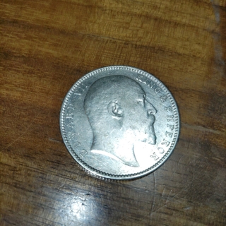 英領インド ゴシッククラウン銀貨1903年(その他)