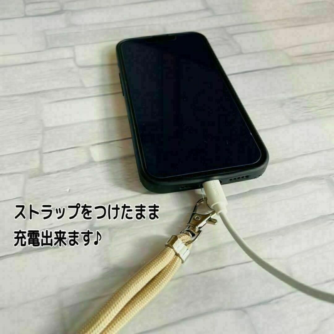 スマホショルダー ストラップホルダー 首掛け クリアホルダー スマホ/家電/カメラのスマホアクセサリー(ネックストラップ)の商品写真