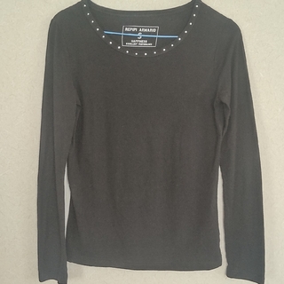 レピピアルマリオ(repipi armario)の140～150ぐらい  長袖  Tシャツ  黒(Tシャツ/カットソー)
