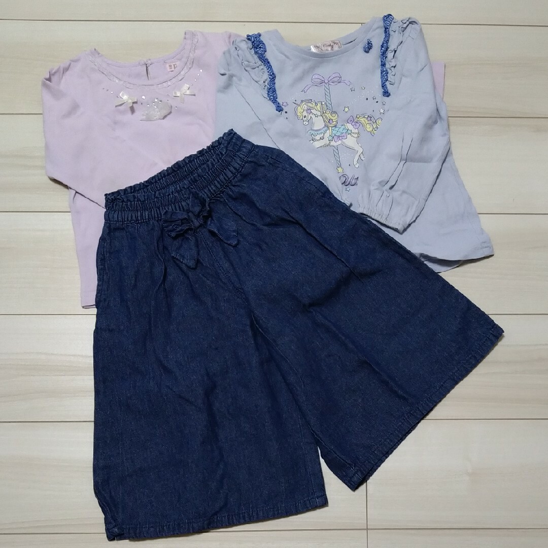 motherways(マザウェイズ)のマザウェイズ長袖Tシャツ2枚セット　110cm☆ キッズ/ベビー/マタニティのキッズ服女の子用(90cm~)(Tシャツ/カットソー)の商品写真