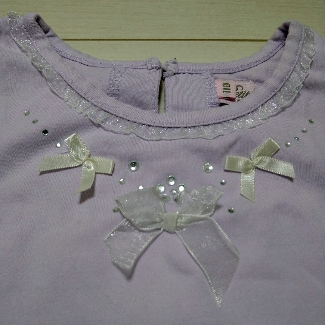 motherways(マザウェイズ)のマザウェイズ長袖Tシャツ2枚セット　110cm☆ キッズ/ベビー/マタニティのキッズ服女の子用(90cm~)(Tシャツ/カットソー)の商品写真