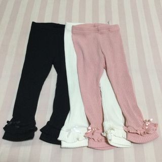 スパッツ　3セット　　サイズ90(パンツ/スパッツ)