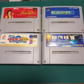 スーパーファミコン　カセット４本セット(家庭用ゲームソフト)