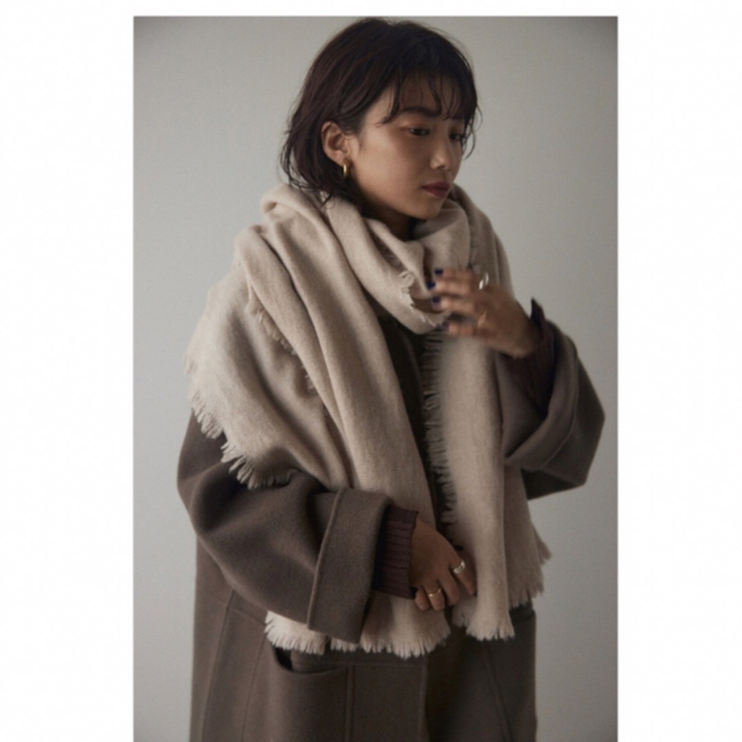 BLACK by moussy - BLACK BY MOUSSYウールストールwool stoleマフラー