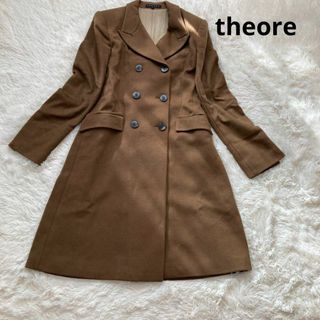 新品theoryセオリーロングコート2Mベージュ