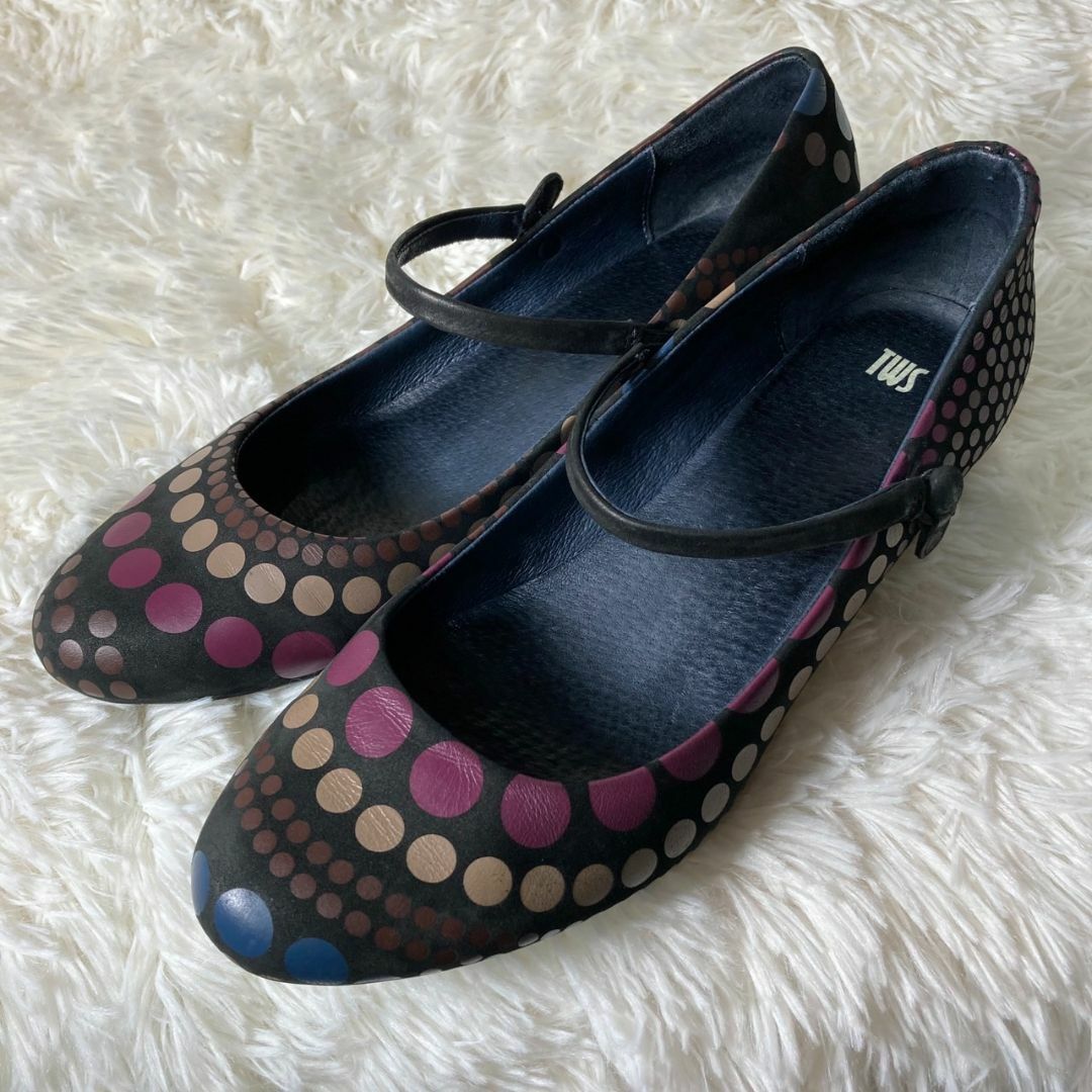 CAMPER - 美品 CAMPER カンペール TWS ツインズ パンプス 柄違い 39