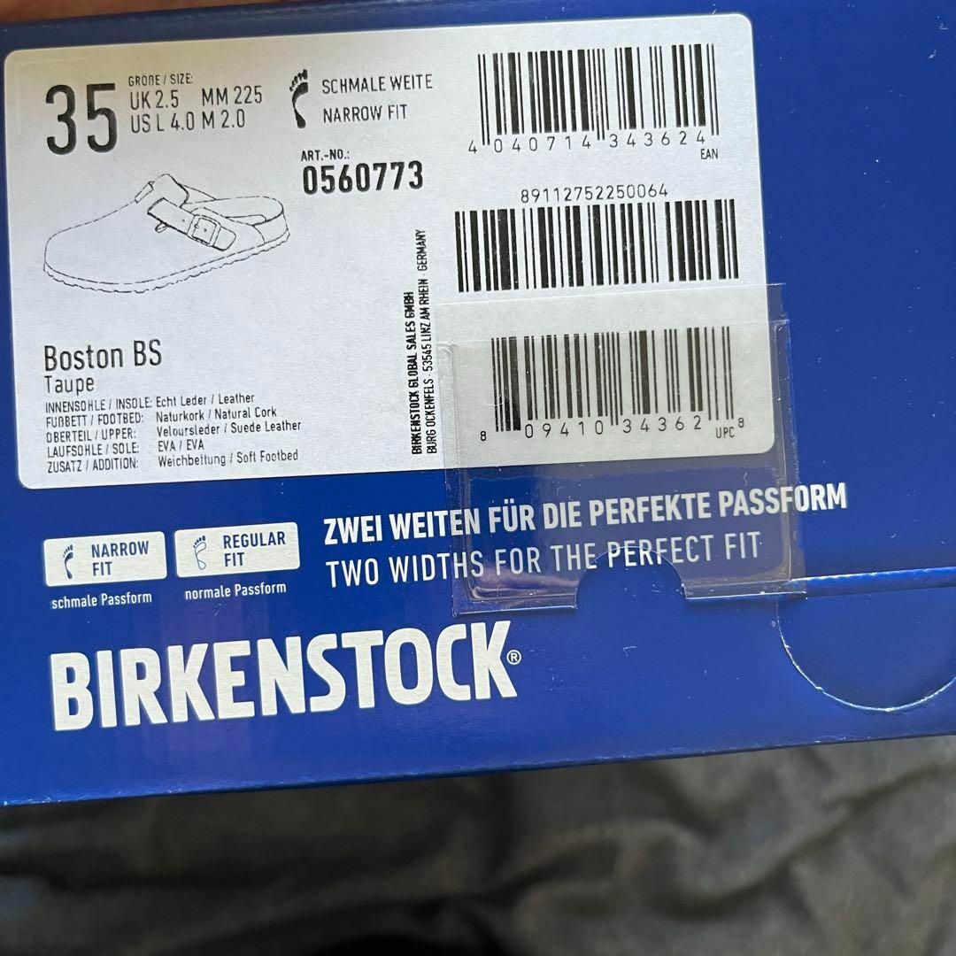 BIRKENSTOCK - ビルケンシュトック ボストン 22.5 ナロー ビルケン