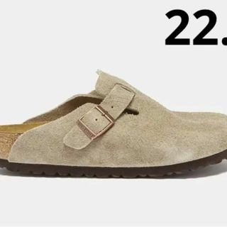 ビルケンシュトック(BIRKENSTOCK)のビルケンシュトック ボストン 22.5 ナロー ビルケン スウェード トープ(サンダル)