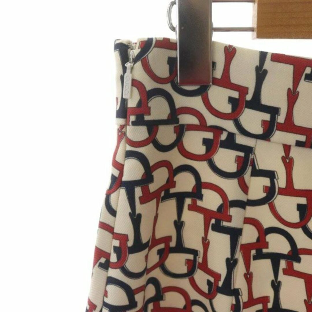 Gucci(グッチ)のグッチ 日本限定 ホースビット柄 スカート 台形スカート ひざ丈 449694 レディースのスカート(ひざ丈スカート)の商品写真