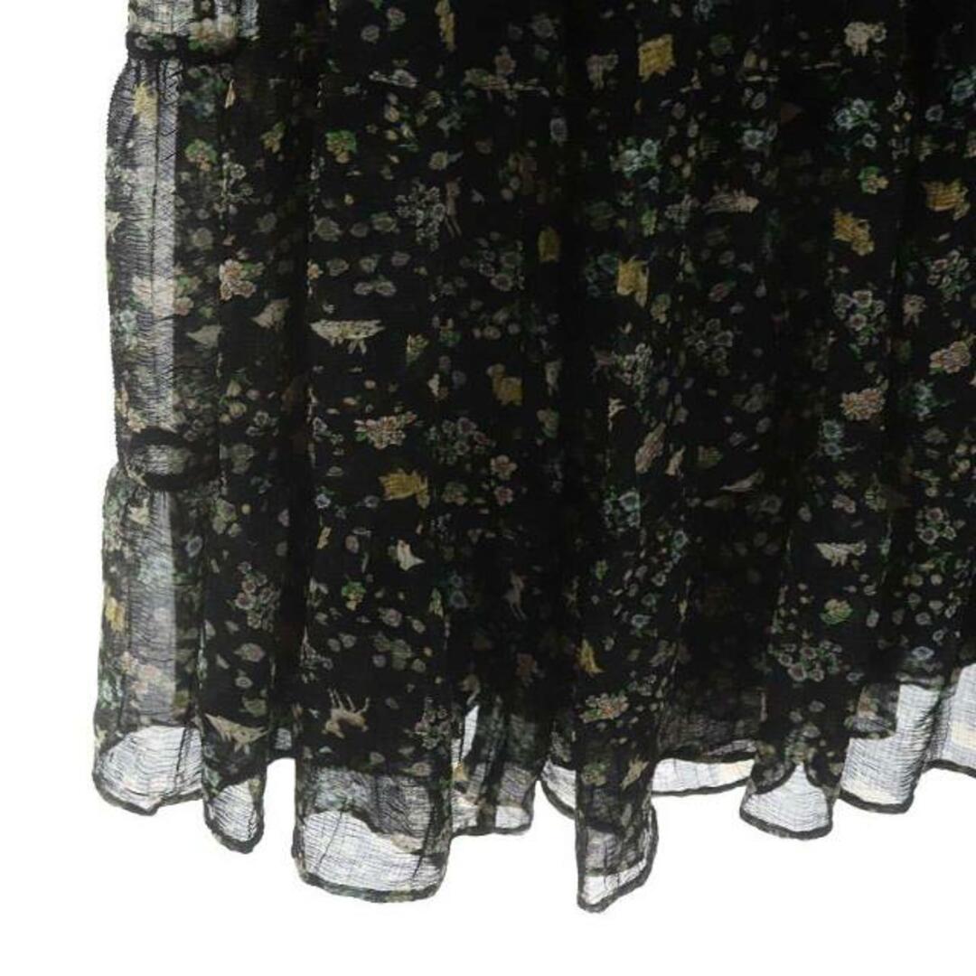 franche lippee(フランシュリッペ)のフランシュリッペ メリーくしゅくしゅスカート ロング ミモレ丈 フレア レディースのスカート(ロングスカート)の商品写真