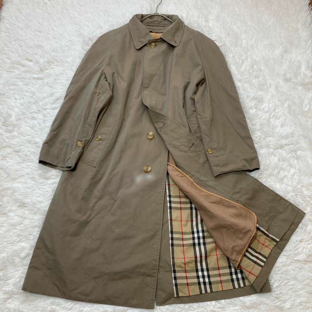 極希少 Burberry ステンカラーコート 中綿ダウン ノバチェック