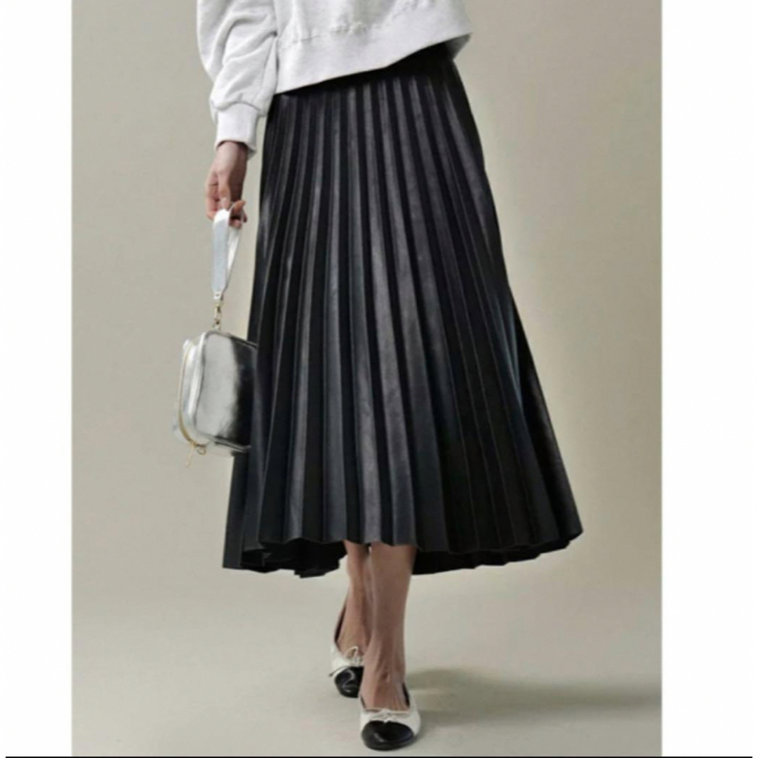 dholic(ディーホリック)のdholic レザープリーツスカート レディースのスカート(ロングスカート)の商品写真