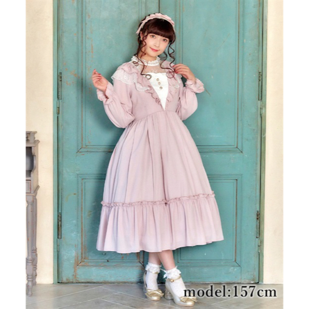 axes femme kawaii ヴィンテージシフォンワンピースaxesfemme