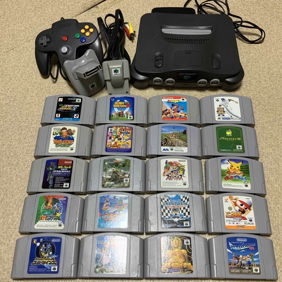 NINTENDO 64 本体　＋　ソフト数本