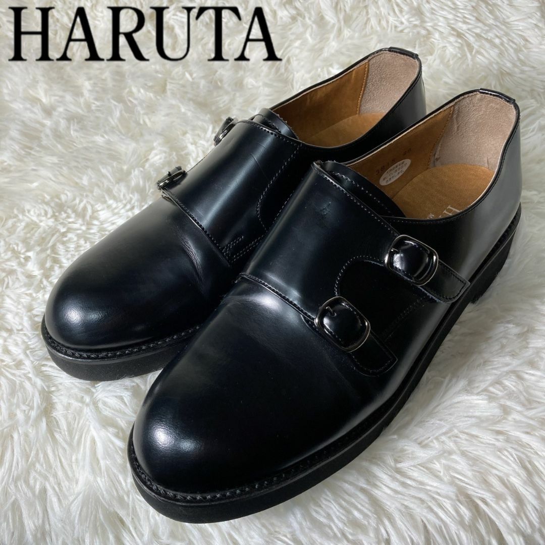 レディース美品 HARUTA ハルタ モンクストラップシューズ 3815 レディース 25