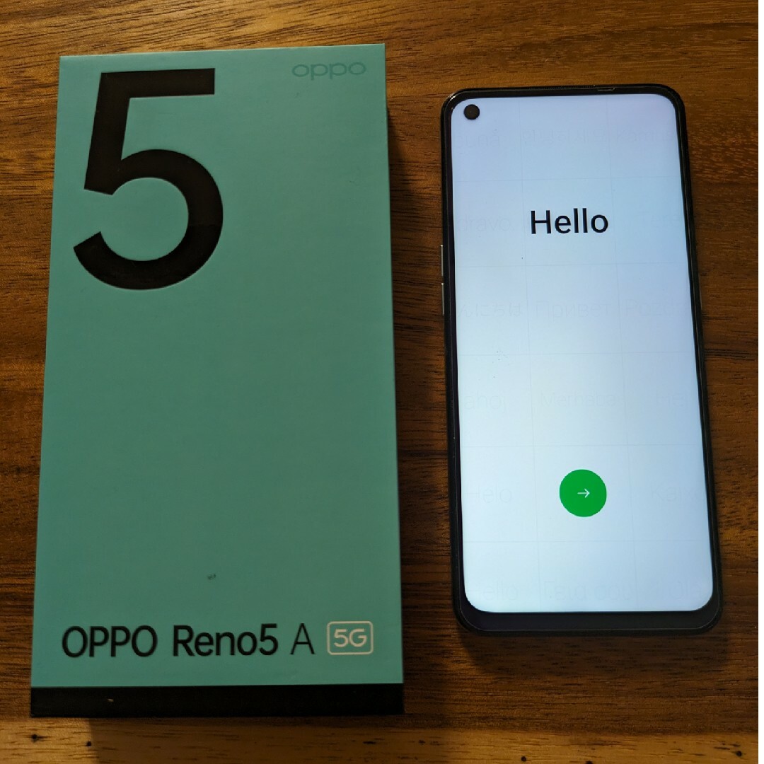 OPPO Reno5 A A101OP アイスブルーの通販 by 3030｜ラクマ