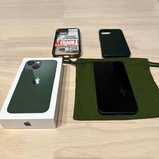 アイフォーン(iPhone)のうひひ様専用　iPhone13mini グリーン 128GB(スマートフォン本体)