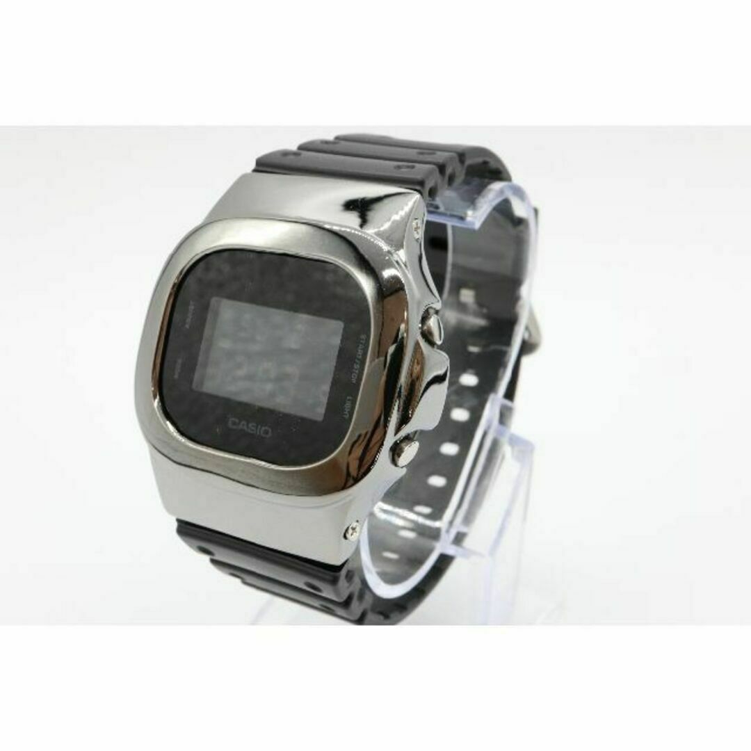 カシオ カスタムGショック シルバー925 DW5600 鏡面加工 925刻印有 カシオ カスタムGショック シルバー925 DW5600 鏡面加工 925刻印有