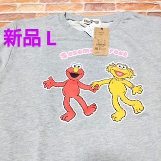 【希少品】セサミストリート ヴィンテージスウェット/L/グレー