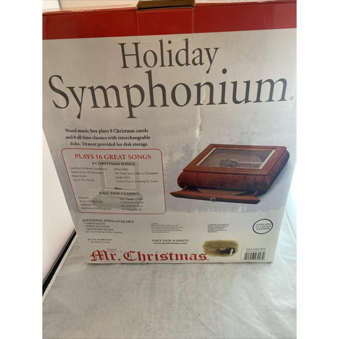 レア【新品未使用品】ミスタークリスマス オルゴール Mr Christmasの