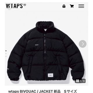 WTAPS ダブルタップス ダウン ジャケット ネイビー Sオールド