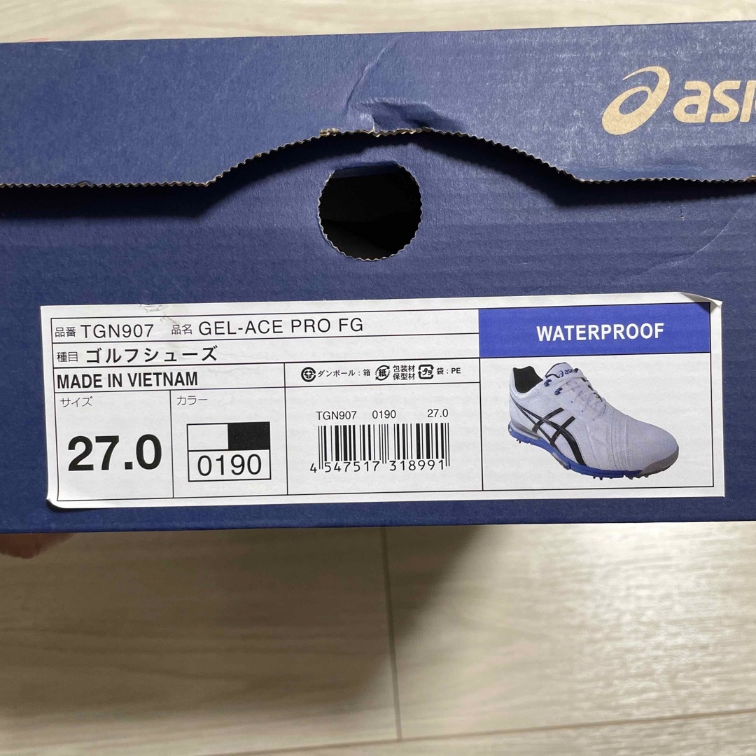 asics(アシックス)のゴルフシューズ　27㎝　asics  スポーツ/アウトドアのゴルフ(シューズ)の商品写真