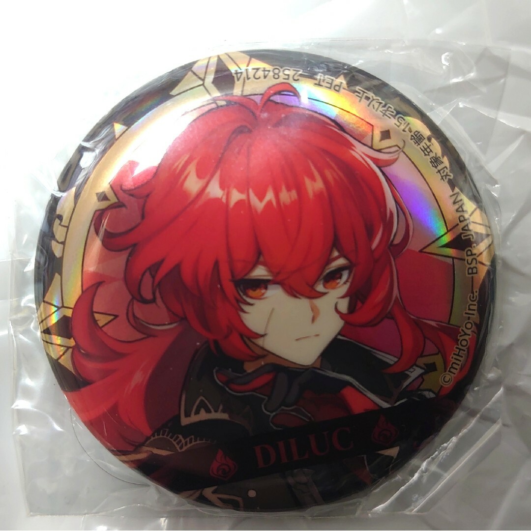 原神 ディルック セガ ホログラム 缶バッジの通販 by milktea1345's