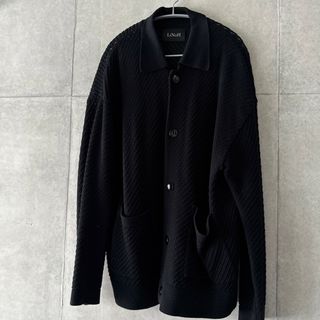 LiNoH MESH KNIT SHIRT JACKET カーディガン