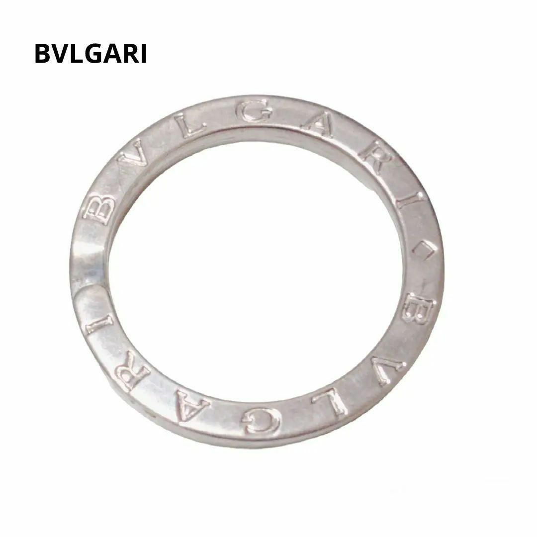 定番　BVLGARI　ペンダントトップ　リング　ロゴ　シルバー　ネックレス | フリマアプリ ラクマ