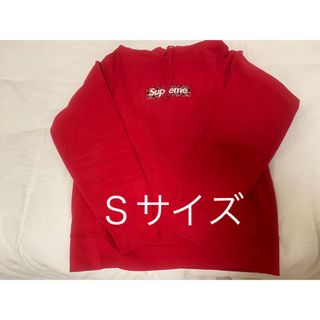 supreme bandana box logo パーカ 赤 Sサイズ