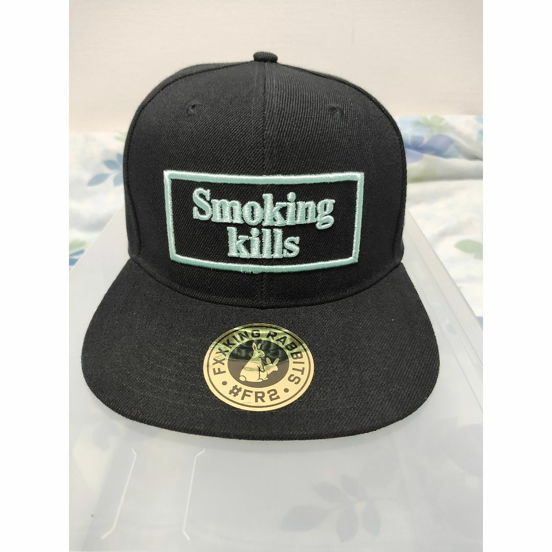 限定カラー】FR2 キャップ Smoking kills 月-