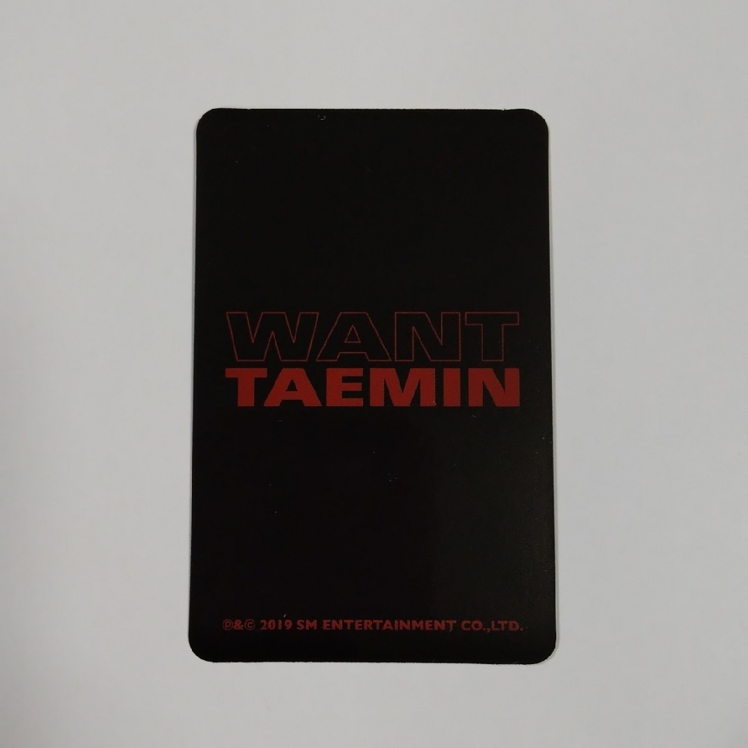 SHINee(シャイニー)のSHINee テミン WANT キノ トレカ⑧ TAEMIN SuperM エンタメ/ホビーのCD(K-POP/アジア)の商品写真