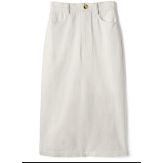 グレイル(GRL)のグレイル バックスリットタイトスカート[kz22] オフホワイト Sサイズ(その他)