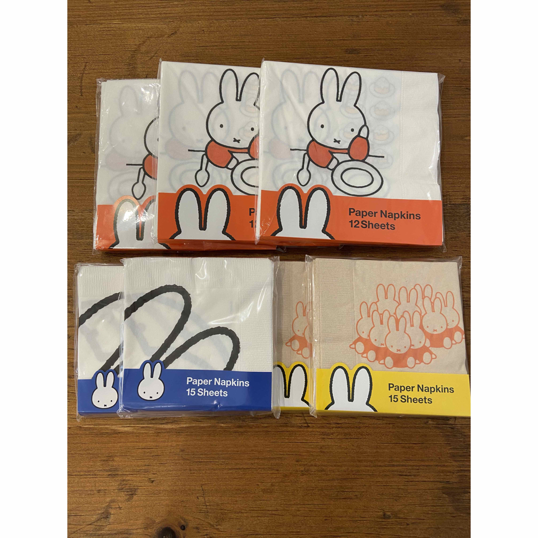 miffy(ミッフィー)のミッフィー パーティーグッズ ナプキン 7点 エンタメ/ホビーのおもちゃ/ぬいぐるみ(キャラクターグッズ)の商品写真