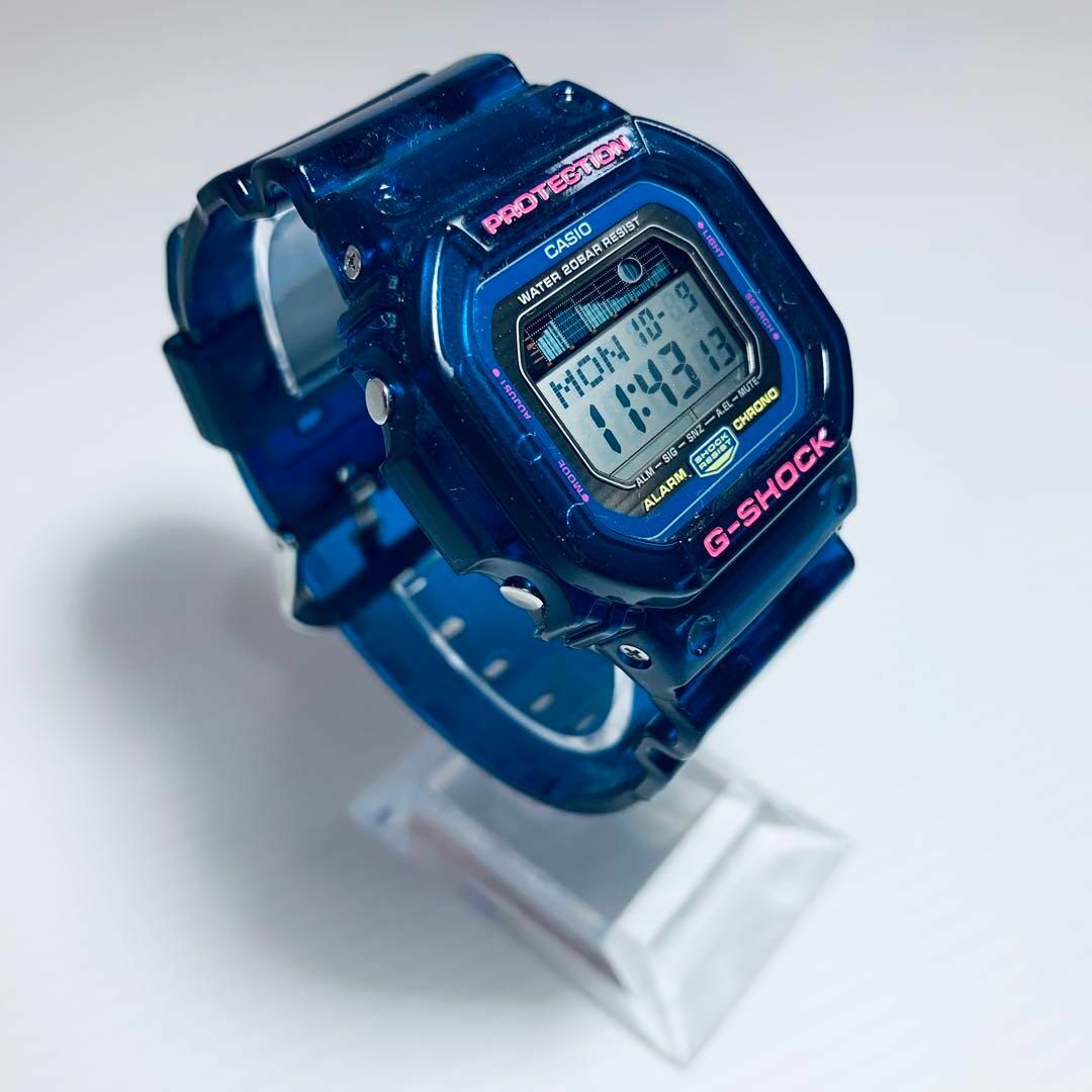 G-SHOCK(ジーショック)の【希少】G-SHOCK GLX-5600 C ブルースケルトン メンズの時計(腕時計(デジタル))の商品写真